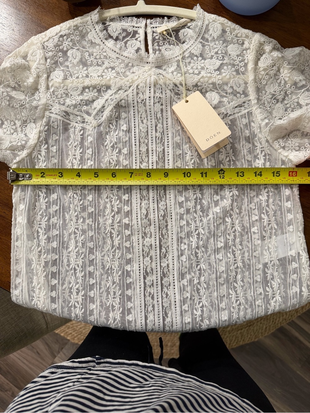 NWT Doen Idora Top in Salt - Picture 12 of 12
